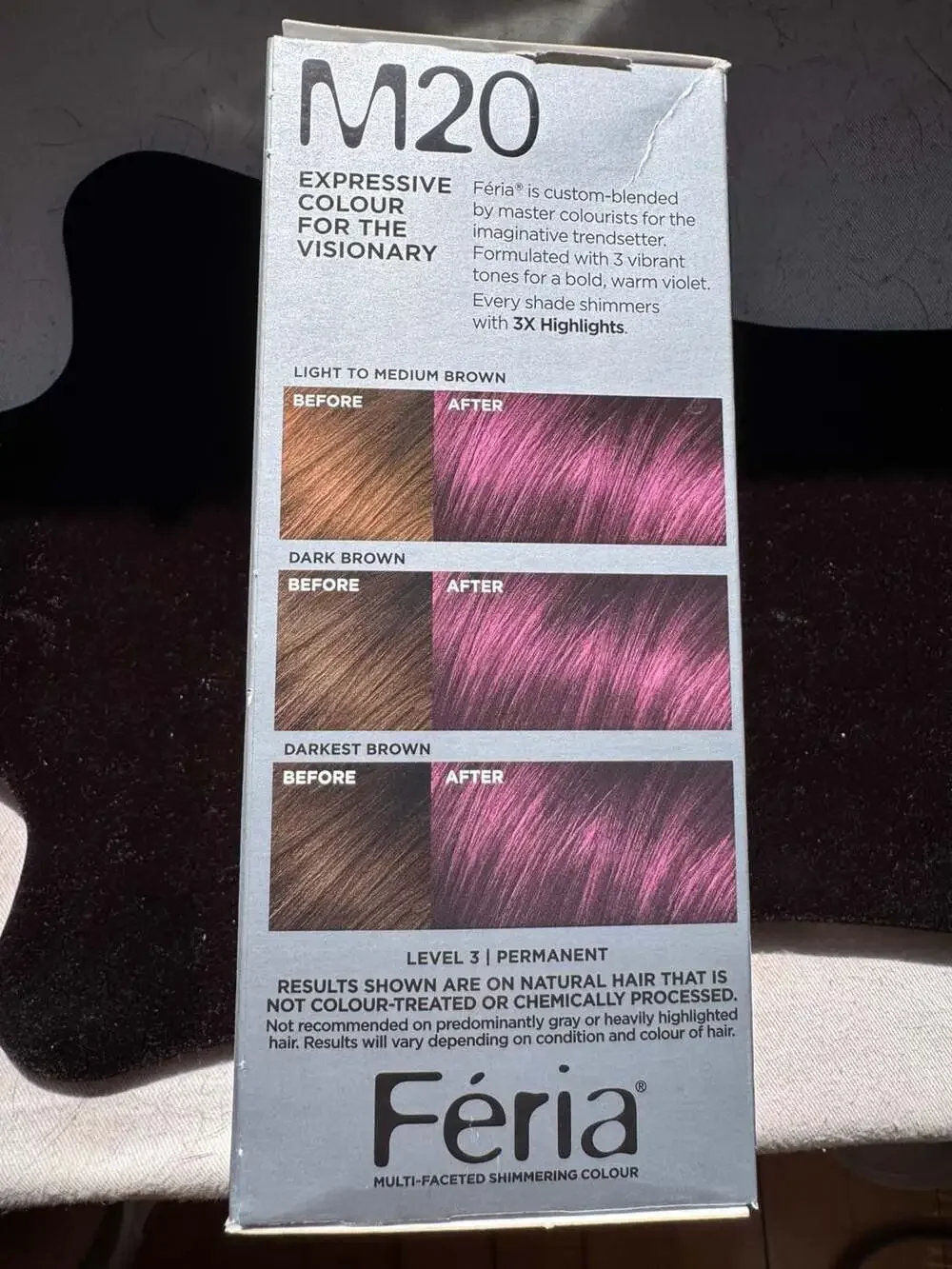 L'Oreal Paris Feria M20 Orchid Glow Permanent Hair Color